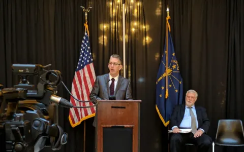 Indiana Press Conference at the Capitol Rotunda